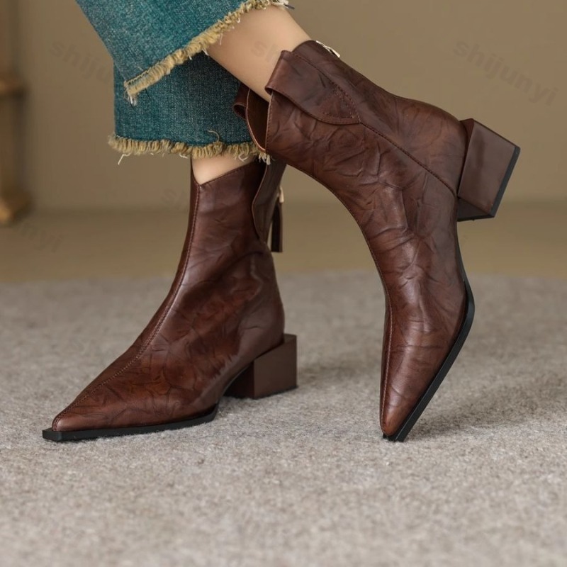 Women'S Shoes Chelsea - Women Western Cowgirl Boots 2025 Pointed