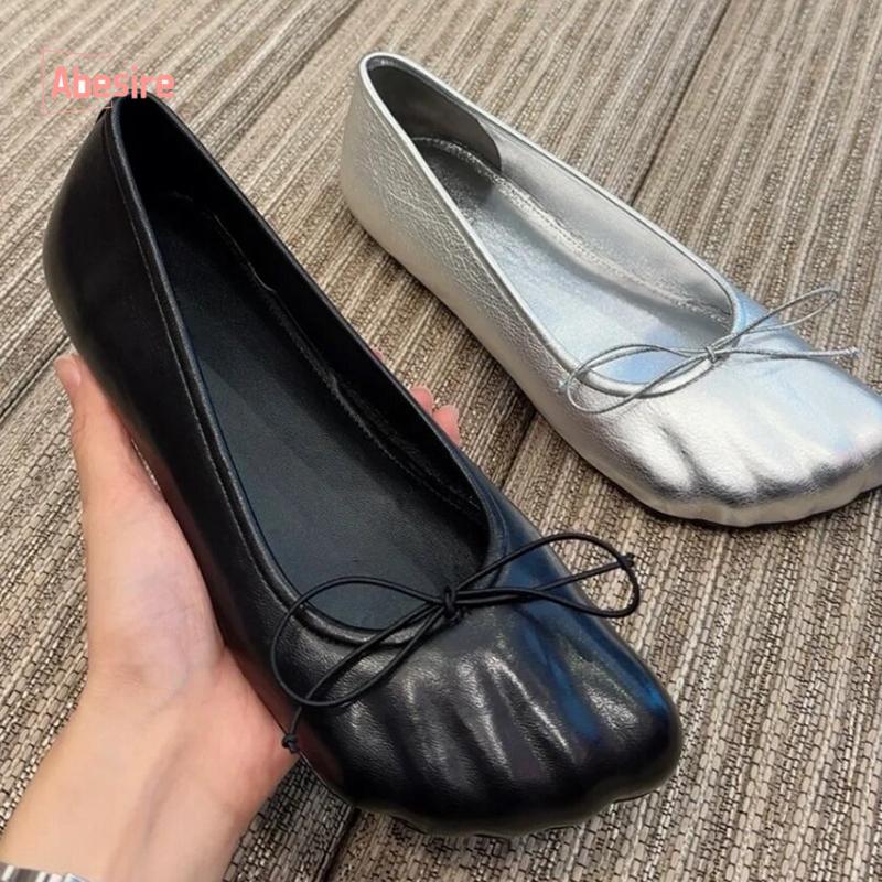 Women'S Shoes Paris - Black Sliver Fashionable Paris Five-Toe Ballet