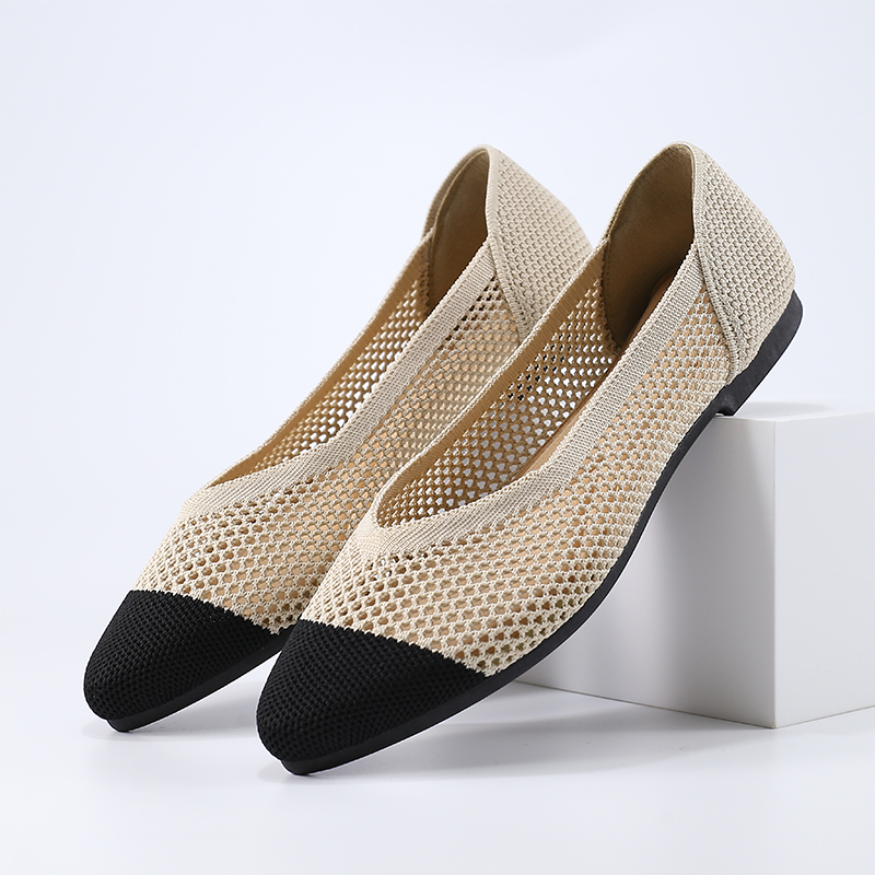 Women Shoes Jd - New Spring and Summer Pointed-Toe Slip-On