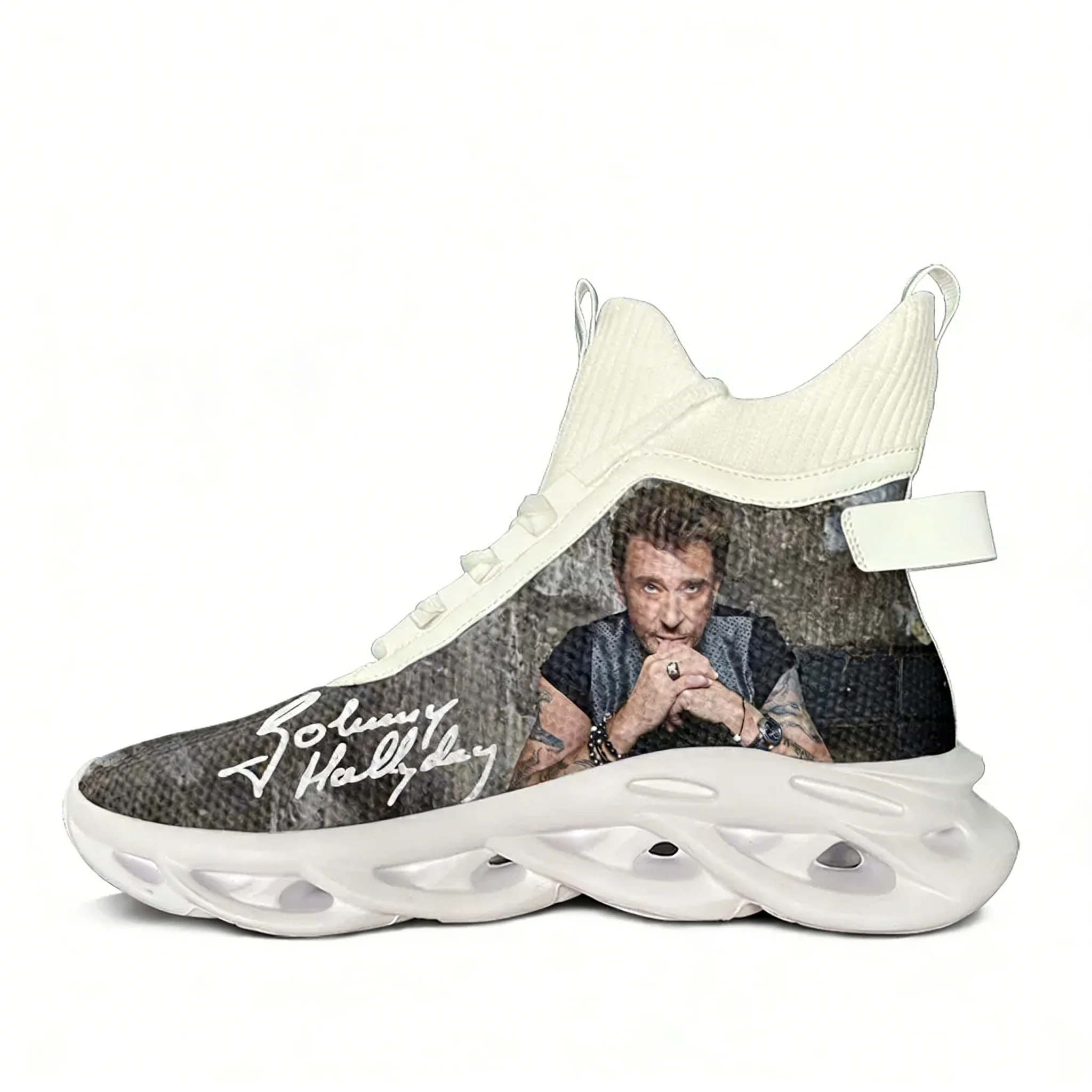 Women'S Shoes Hike - Johnny Hallyday French Rock Singer High