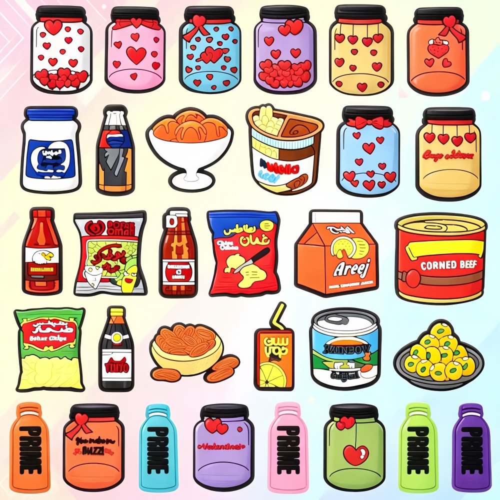 Women'S Shoes Crocs - 32PCS Food Shoe Charms for Crocs