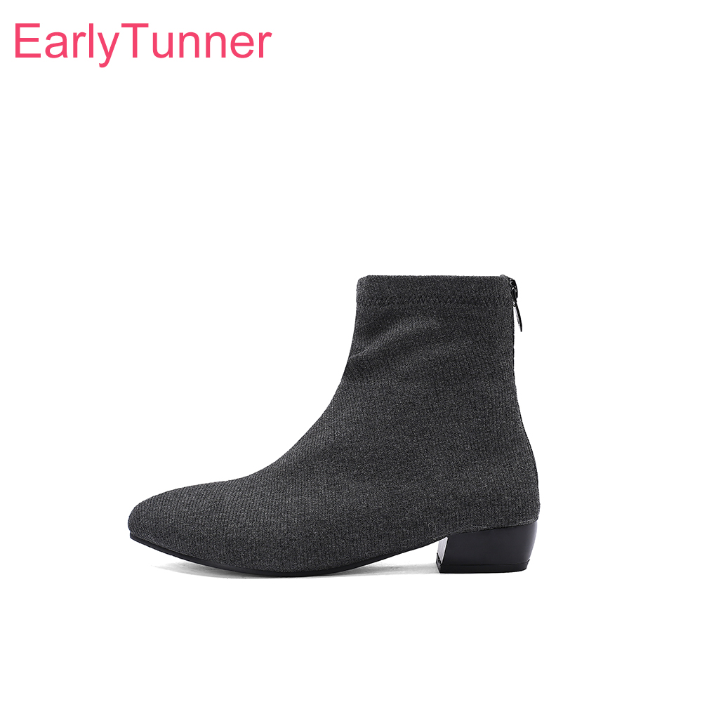 Women'S Shoes Size 12 - Autumn New Fashion Grey Rose Women