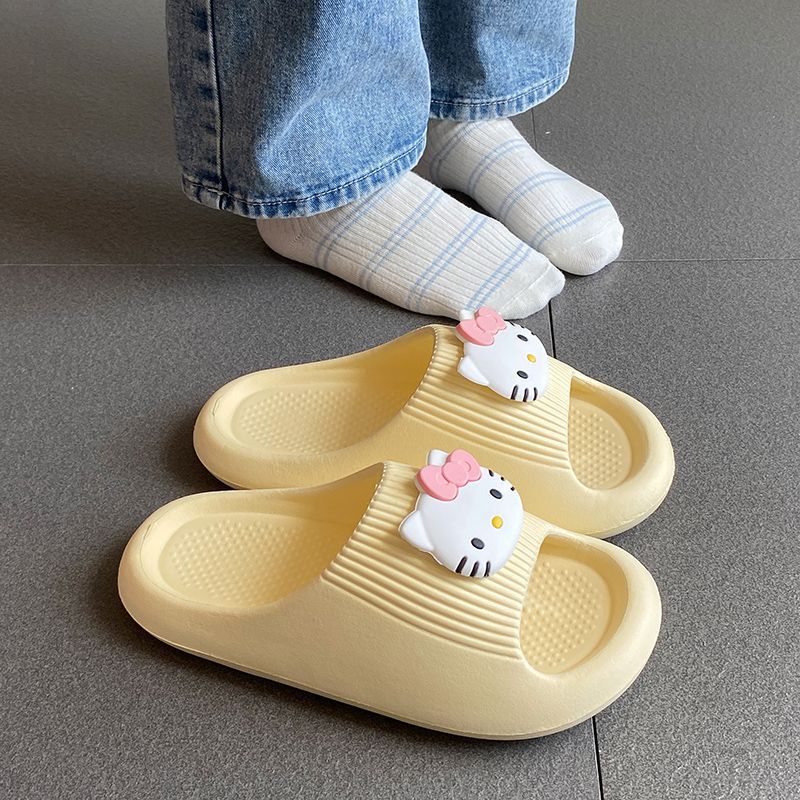Women Shoes Waterproof - Sanrio Cute Hello Kitty Thick Sole