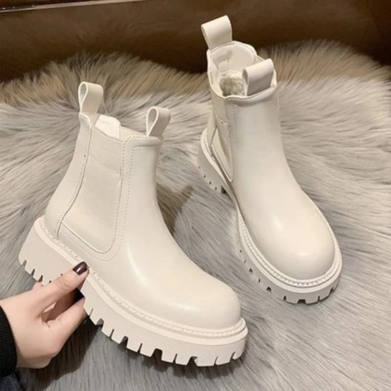 Women Shoes Types - New Autumn Winter Chelsea Boots Women