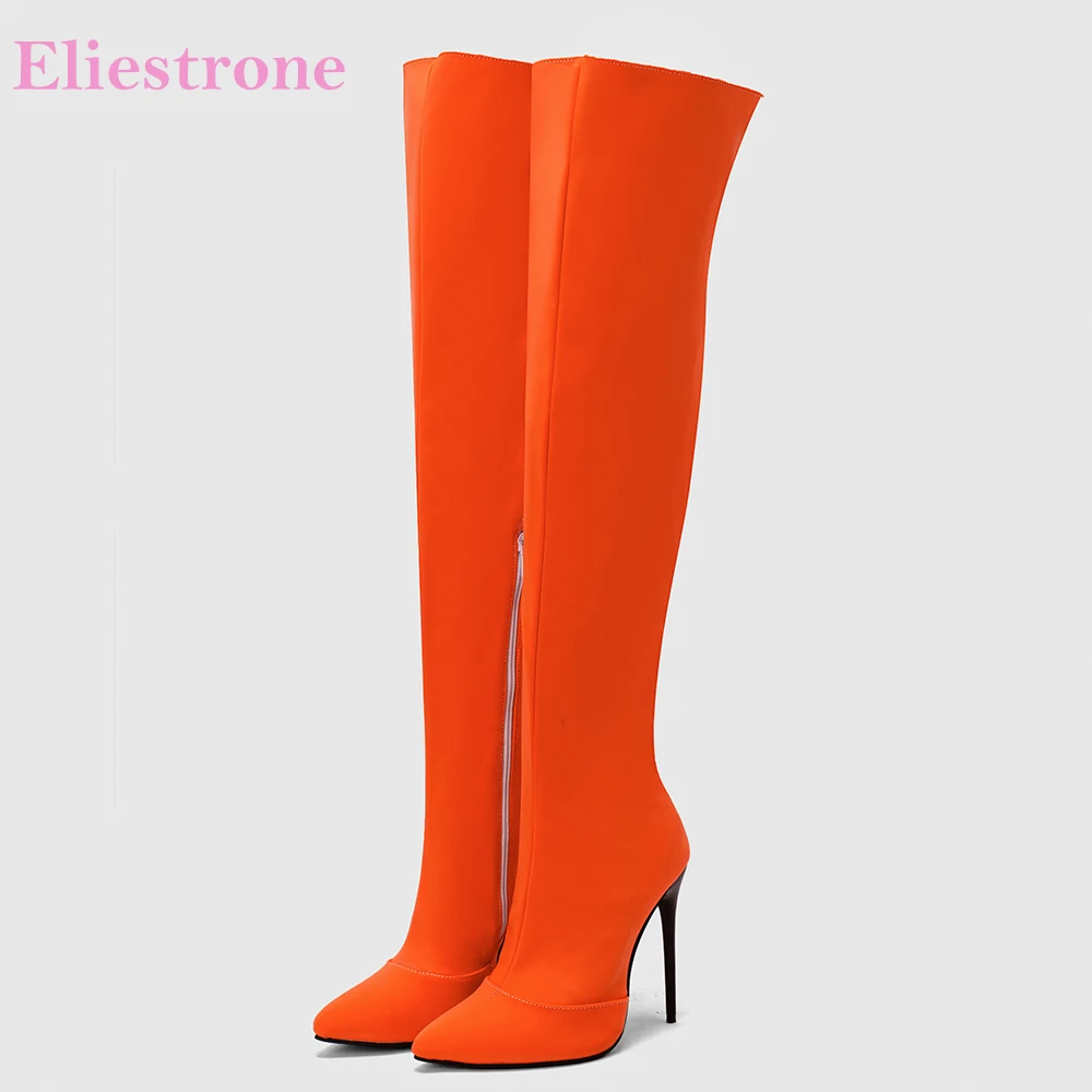 Women'S Shoes Size 12 - New Winter Glamour Orange Yellow Women
