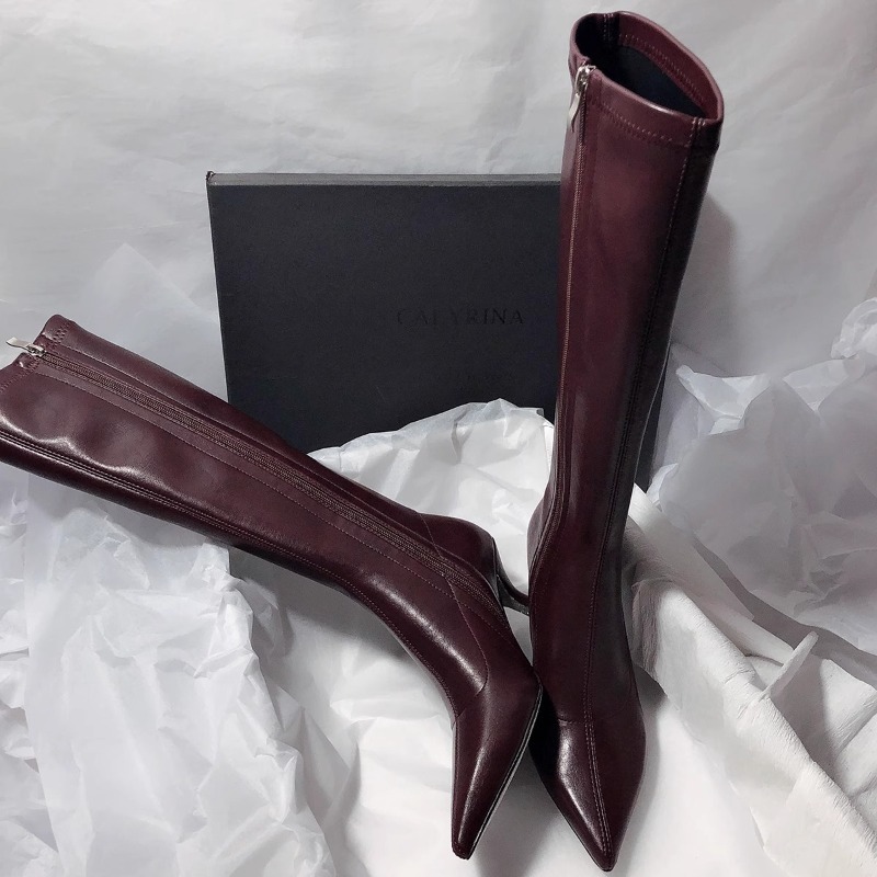 High Knee Heel Boots - Autumn New Stiletto Fashion Boots Women's