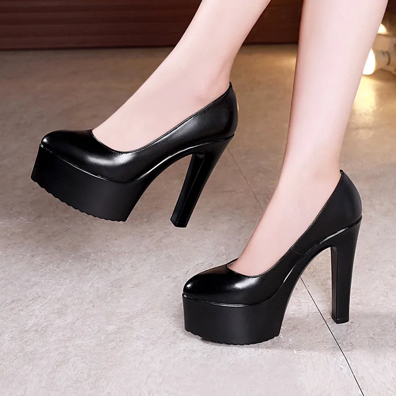 Court Heel Pointed - Plus Size 32 43 Platform Catwalk
