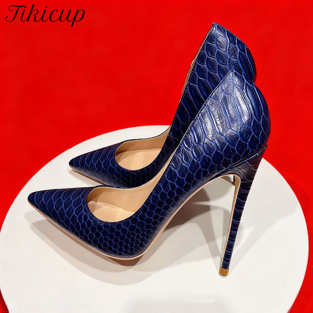 Women'S Shoes Crocs - Elegant Dress Pumps with 12cm Slim