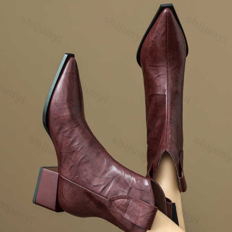 Women Western Cowgirl Boots 20 - Women'S Shoes Chelsea ulasan dan harga