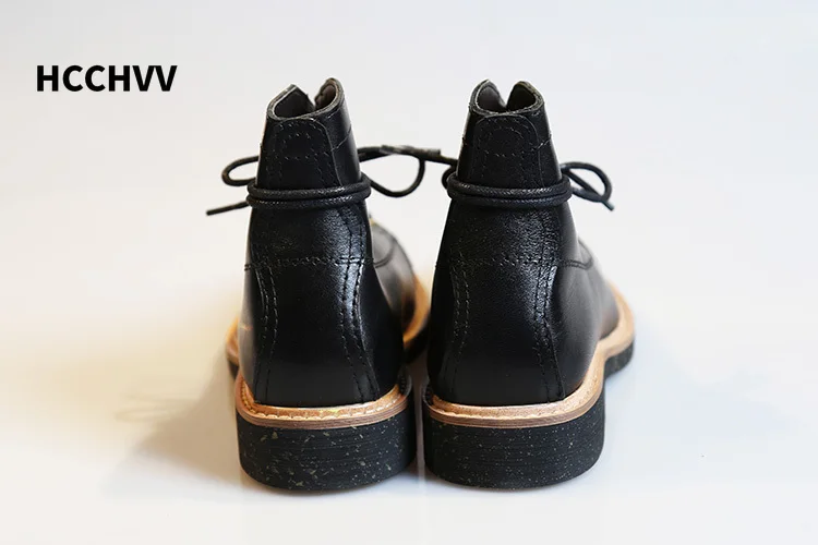 Men's Round Head Locomotive Wo - Women'S Shoes Chelsea ulasan dan harga