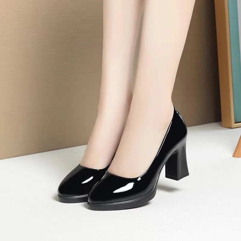 5cm 7cm Comfortable Breathable - Court Heel Pointed ulasan dan harga