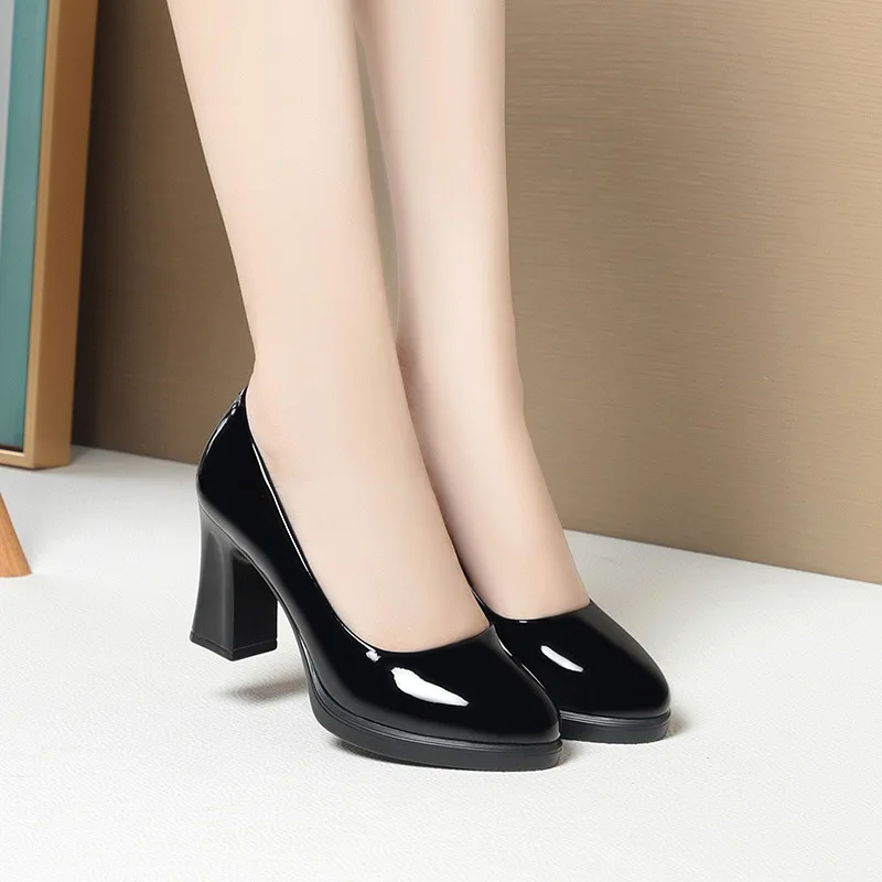 5cm 7cm Comfortable Breathable - Court Heel Pointed ulasan dan harga