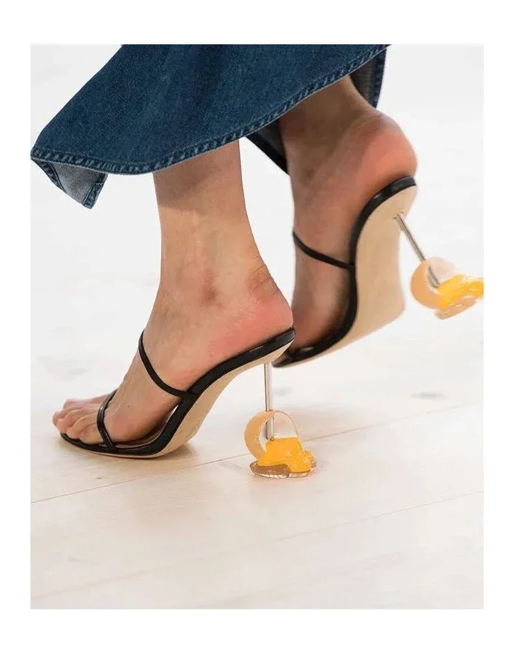 Summer Strappy Sandals Open To - Strappy Heeled Sandals ulasan dan harga