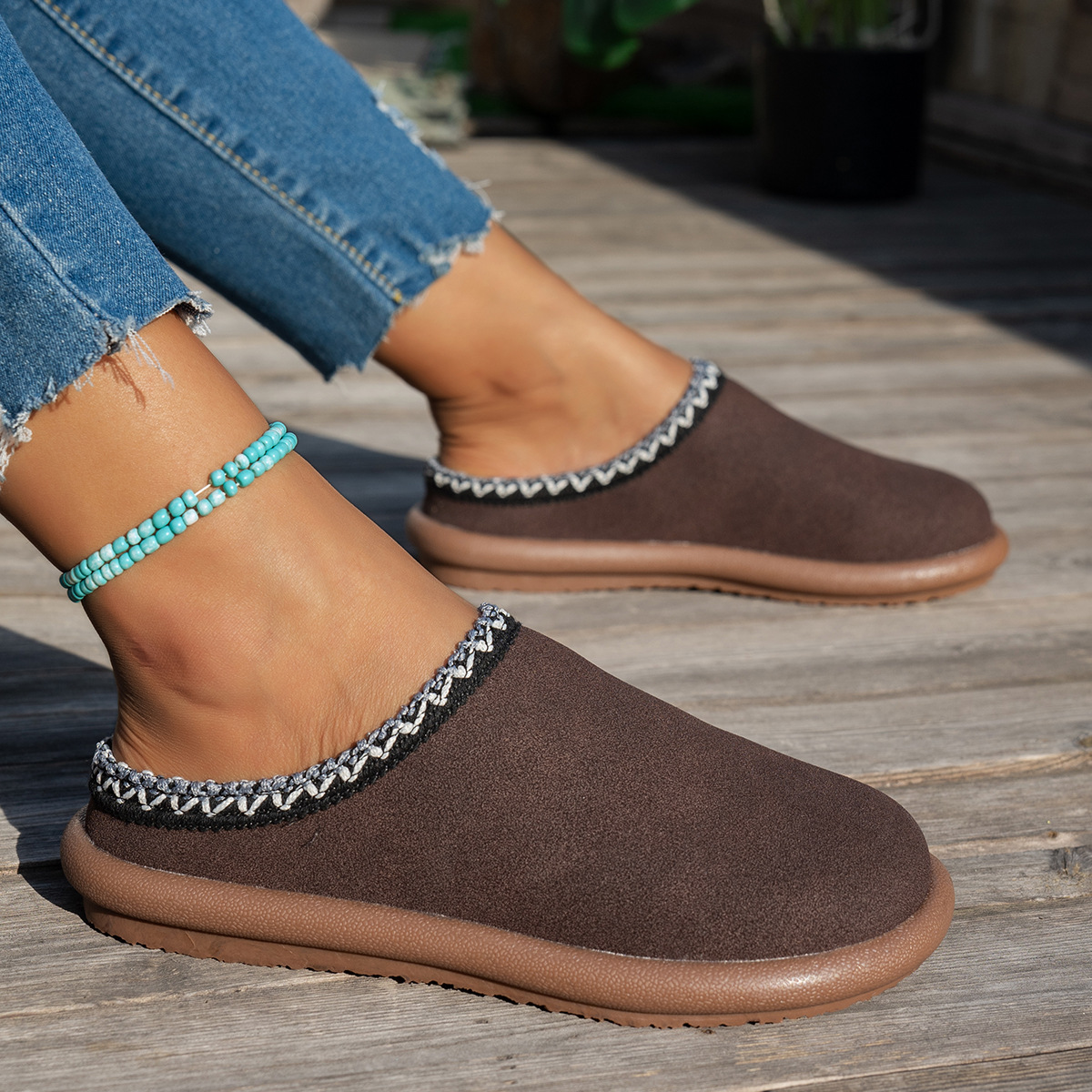 Women's 2025 Embroidered Slipp - Women'S Shoes Wide Width ulasan dan harga