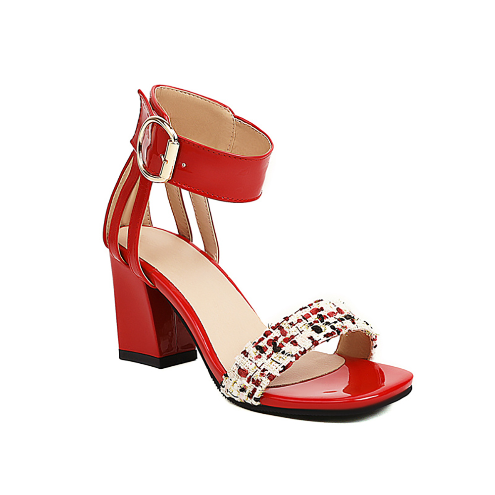 2026 Summer Tweed Ankle Strap  - Women'S Shoes Size 12 ulasan dan harga