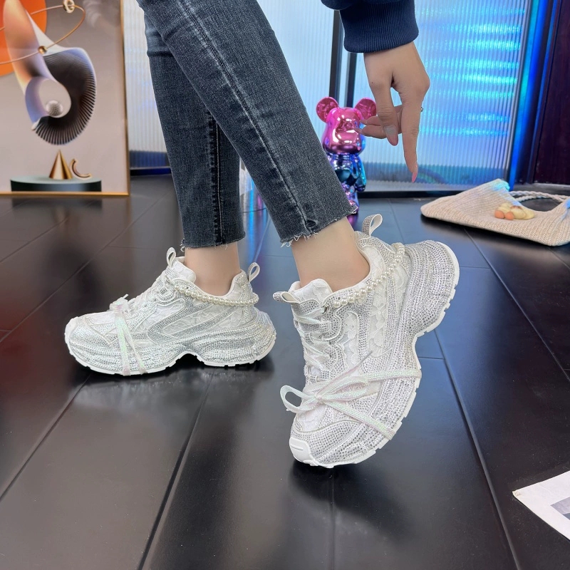 New 2025 White Dad Shoes for W - Women'S Shoes Paris ulasan dan harga