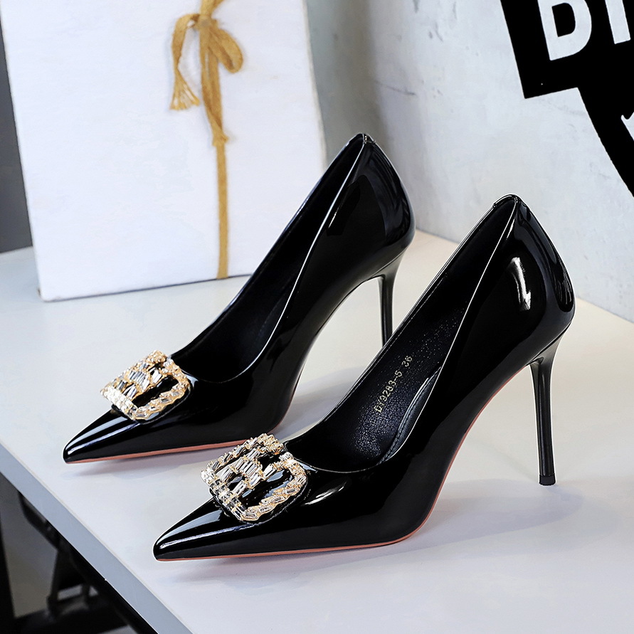 BIGTREE Elegant Pointed Toe Hi - Court Heel Pointed ulasan dan harga