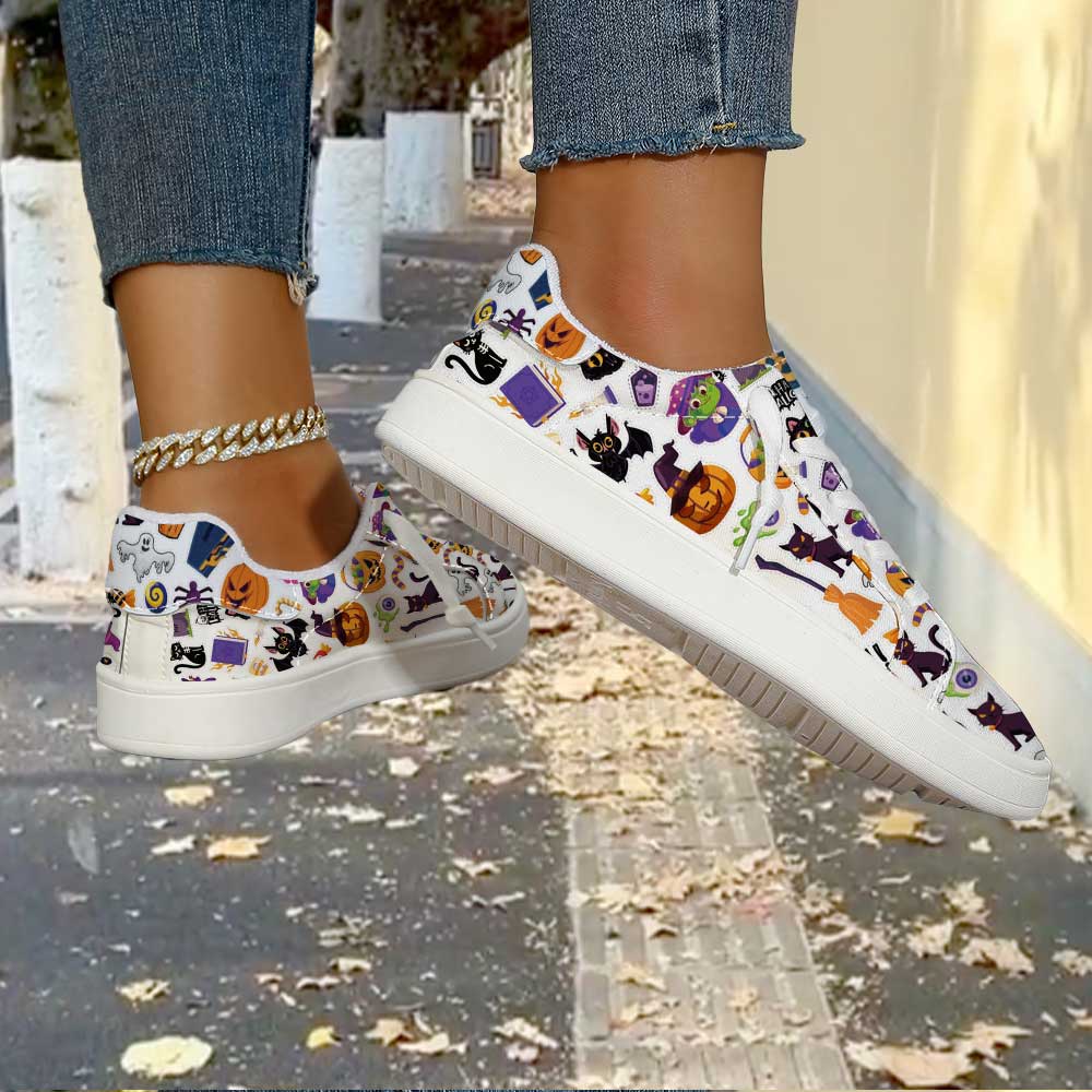 Cartoon Halloween Mixed‑Patter - Women'S Shoes Size 12 ulasan dan harga
