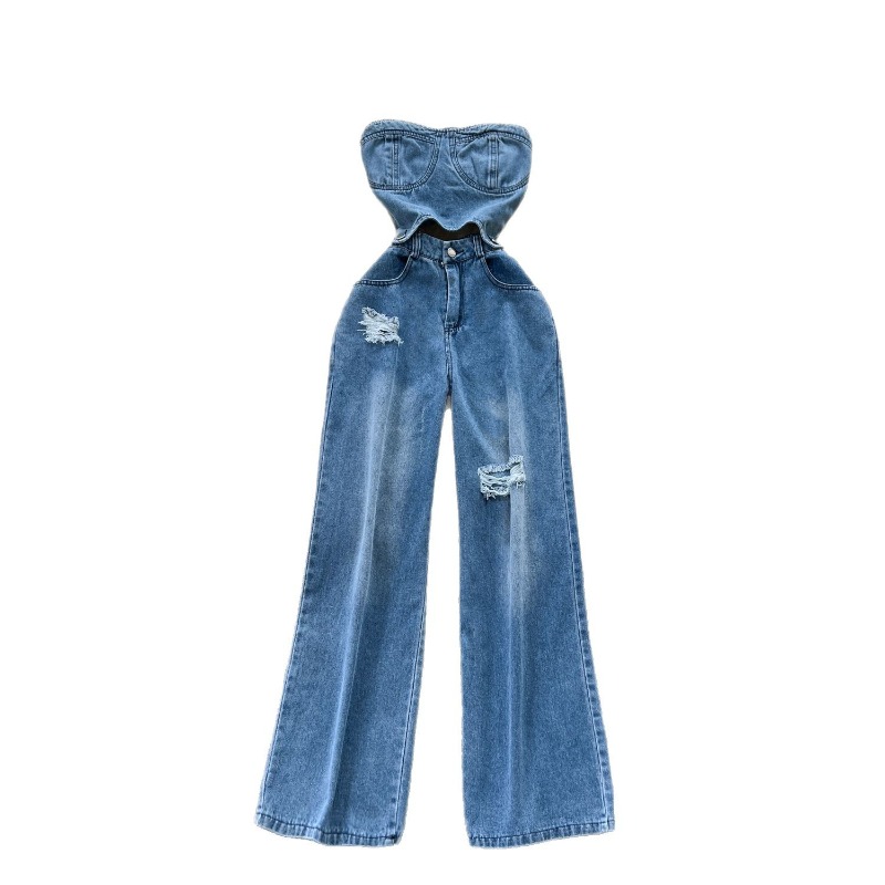 Denim Jumpsuits Women One Piec - Women'S Shoes Wide Width ulasan dan harga