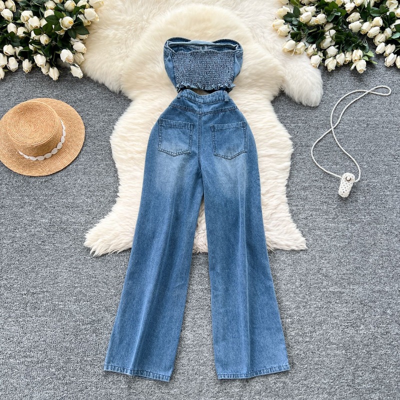 Denim Jumpsuits Women One Piec - Women'S Shoes Wide Width ulasan dan harga