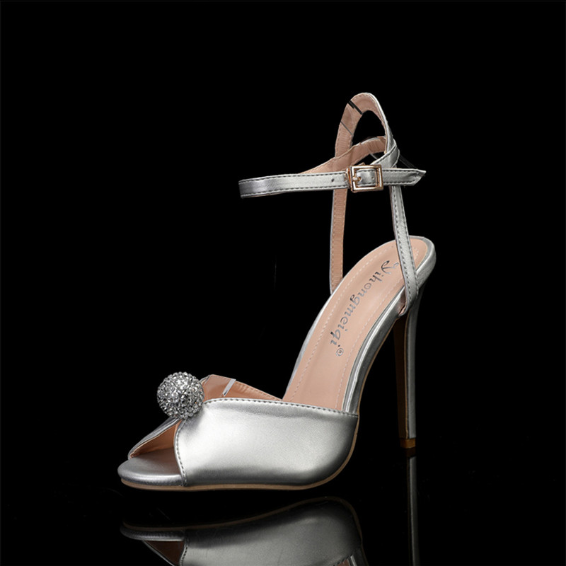 new Luxury Pearls Rhinestones  - Peep Toe Heels ulasan dan harga