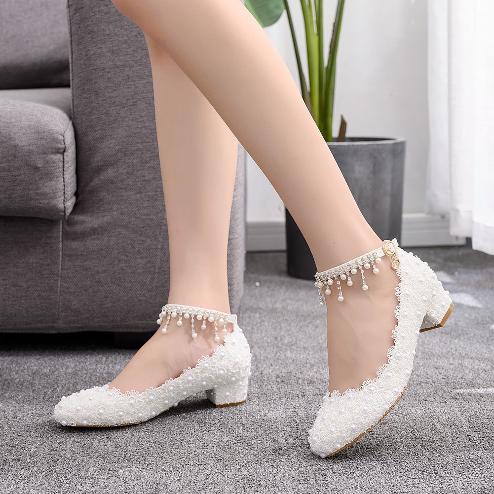 Women's Closed Toe Low Chunky  - Women'S Heels ulasan dan harga