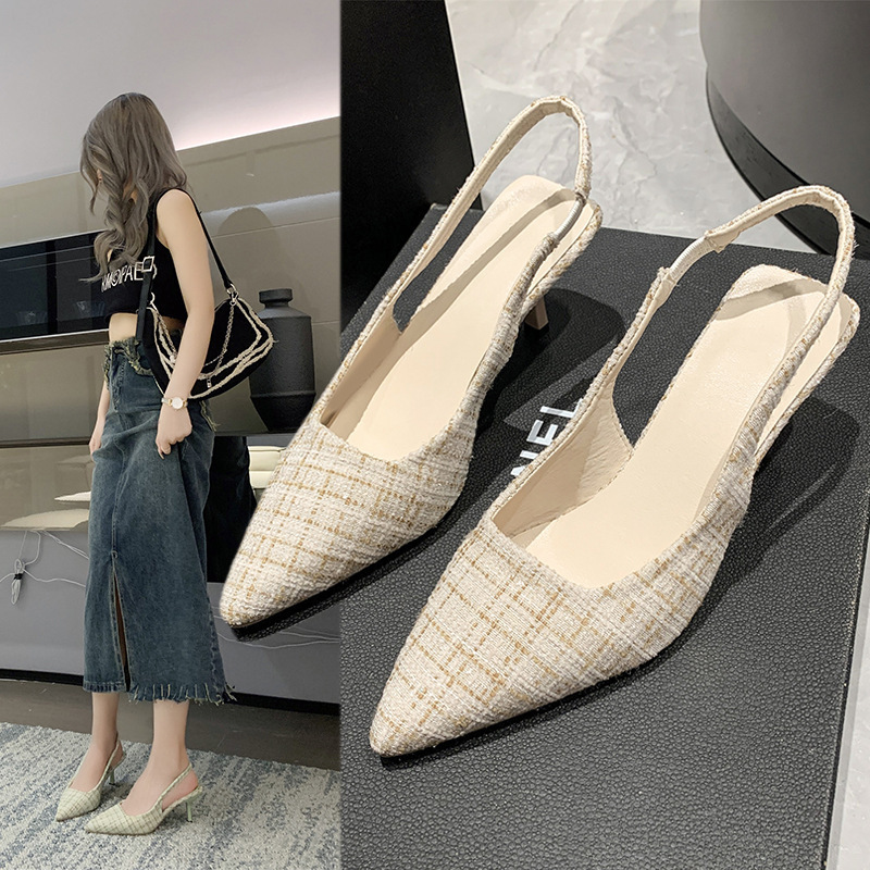 Brand Designer Slingbacks High - Women'S Shoes Size 40 In Us ulasan dan harga