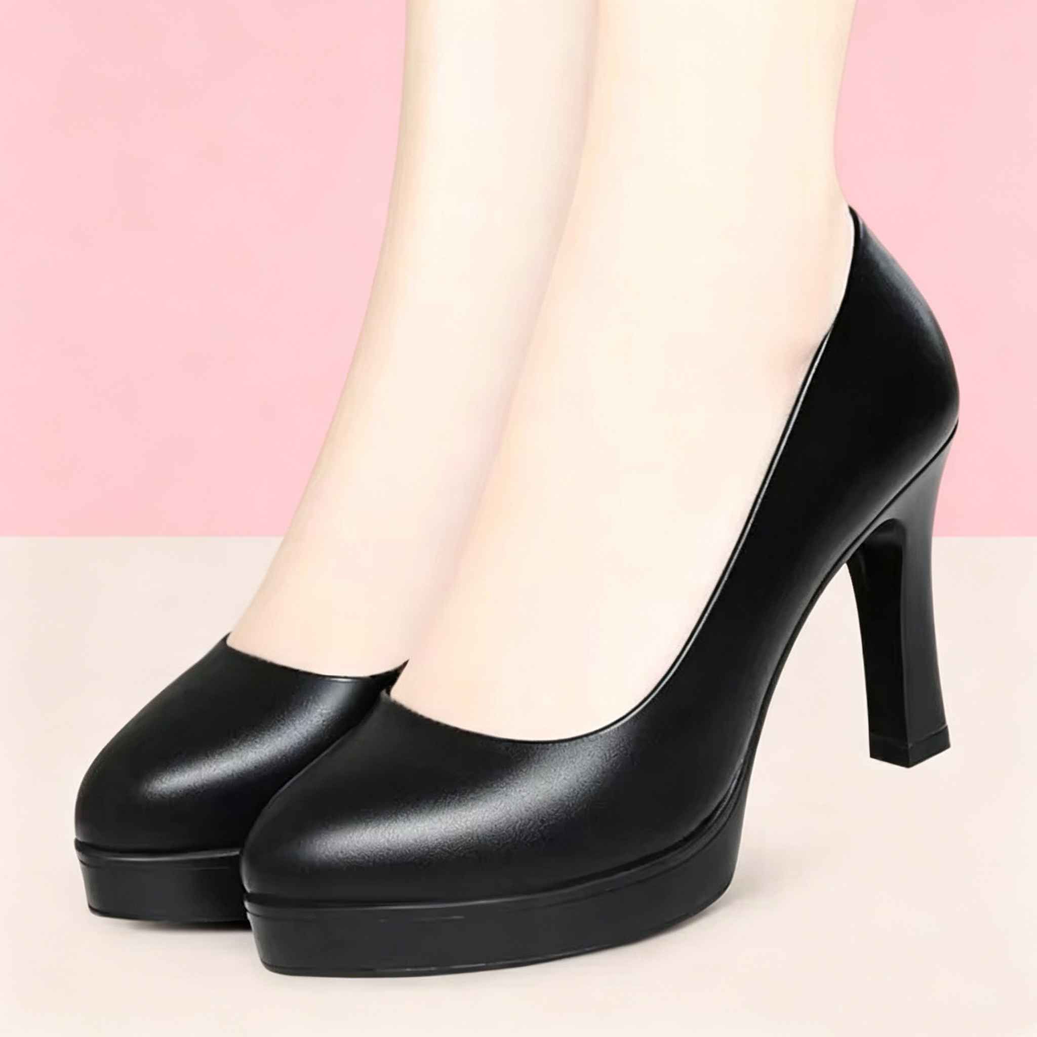 6.5cm 8.5cm All Match Office L - Court Heel Pointed ulasan dan harga