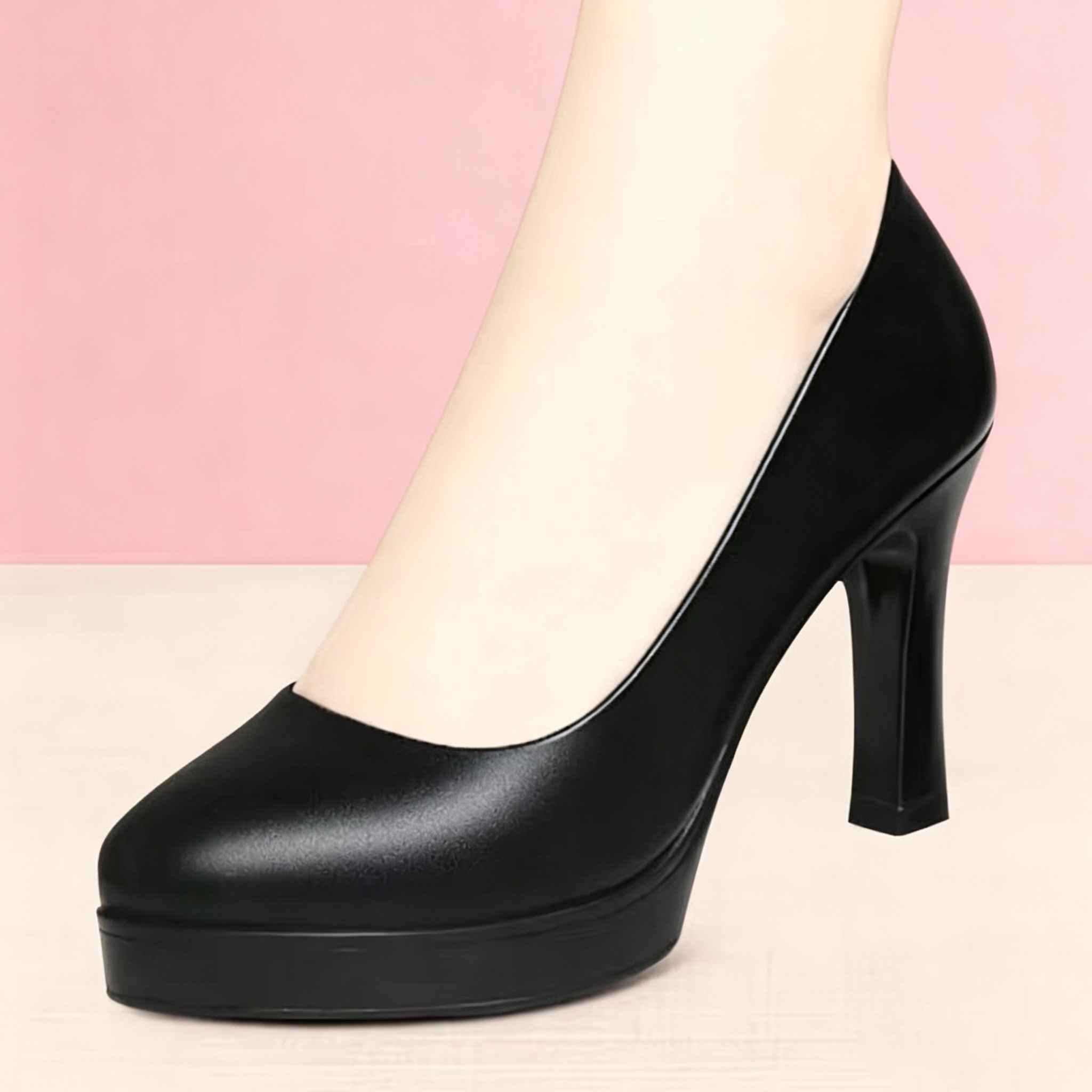6.5cm 8.5cm All Match Office L - Court Heel Pointed ulasan dan harga