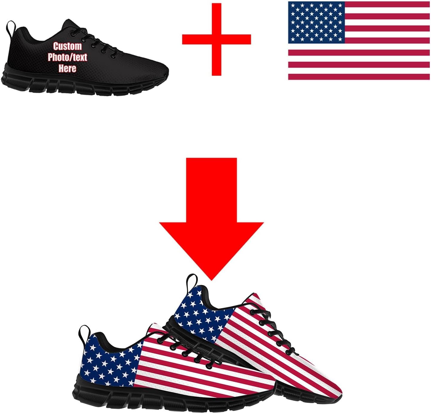 Custom Sneakers Mens Womans Sp - Women Shoes Name ulasan dan harga