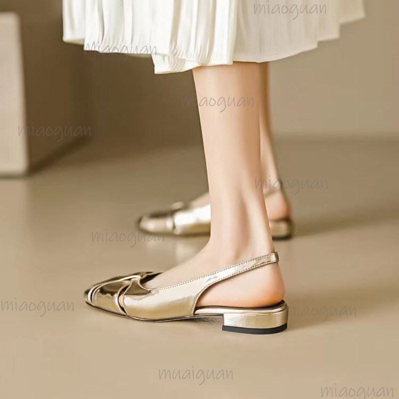 Cover Toe Low Heel Pumps Women - Women'S Heels ulasan dan harga
