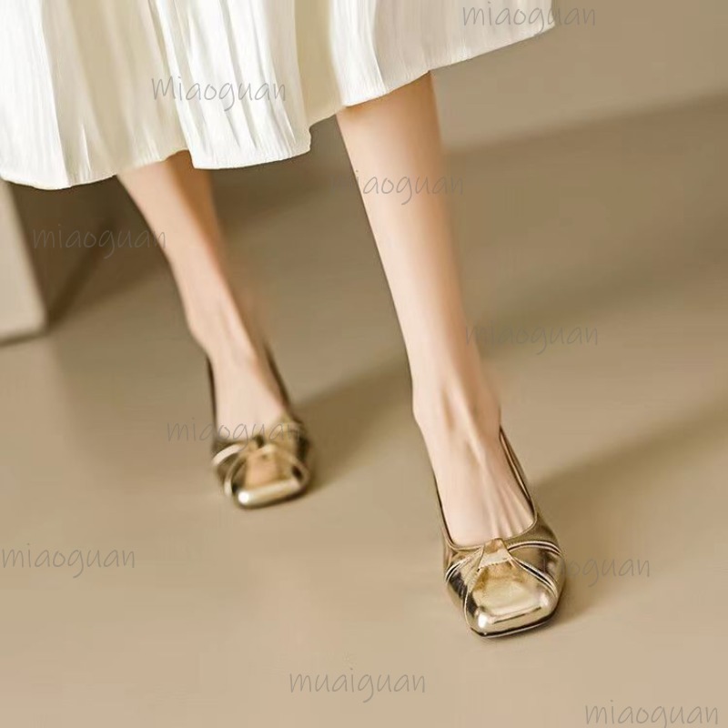 Cover Toe Low Heel Pumps Women - Women'S Heels ulasan dan harga