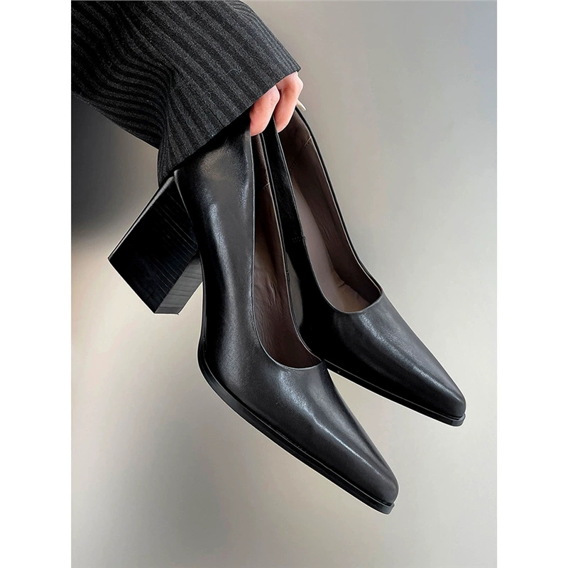 2026 Basic Concise Women Pumps - Court Heel Pointed ulasan dan harga