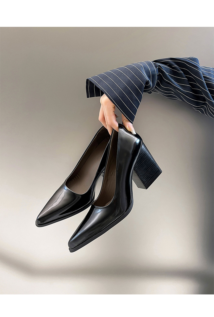 2026 Basic Concise Women Pumps - Court Heel Pointed ulasan dan harga