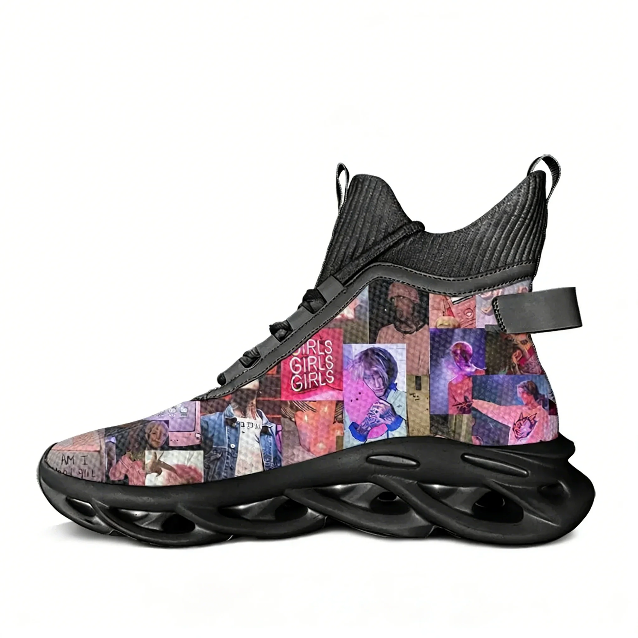 Hot Hip Hop Rapper Lil Peep Hi - Women'S Shoes Hike ulasan dan harga