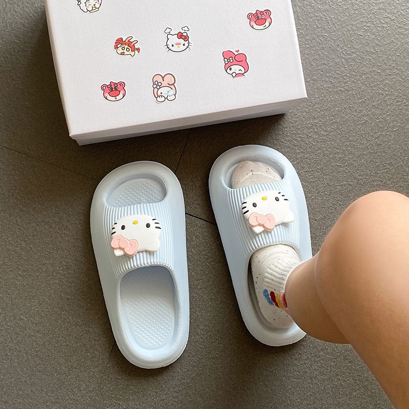 Sanrio Cute Hello Kitty Thick  - Women Shoes Waterproof ulasan dan harga