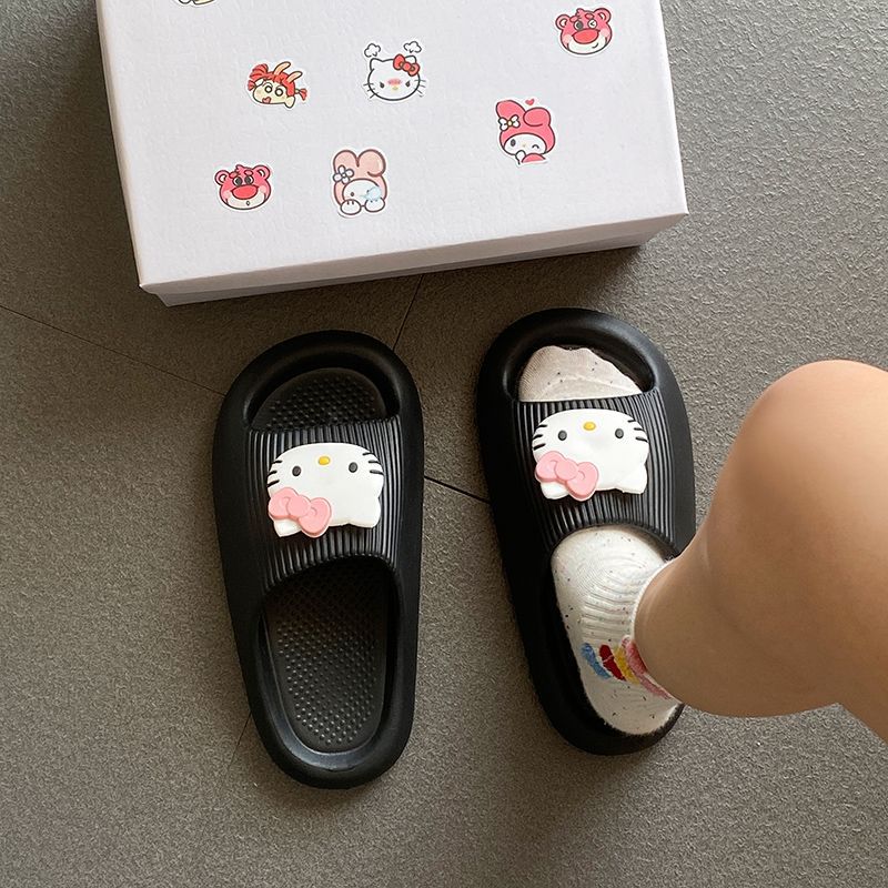 Sanrio Cute Hello Kitty Thick  - Women Shoes Waterproof ulasan dan harga