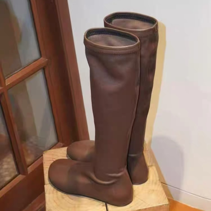 2025 New Women High Boots Flat - Women'S Shoes Chelsea ulasan dan harga