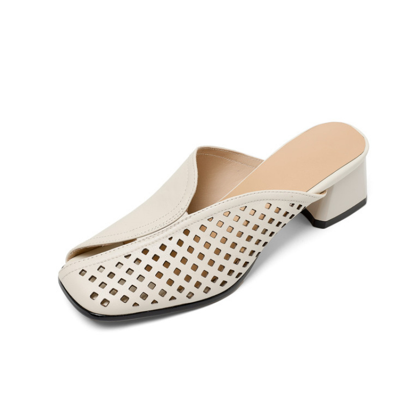 Heels Slippers  Thick Heel  Sl - Women'S Shoes Wide Width ulasan dan harga