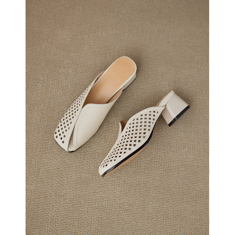 Heels Slippers  Thick Heel  Sl - Women'S Shoes Wide Width ulasan dan harga