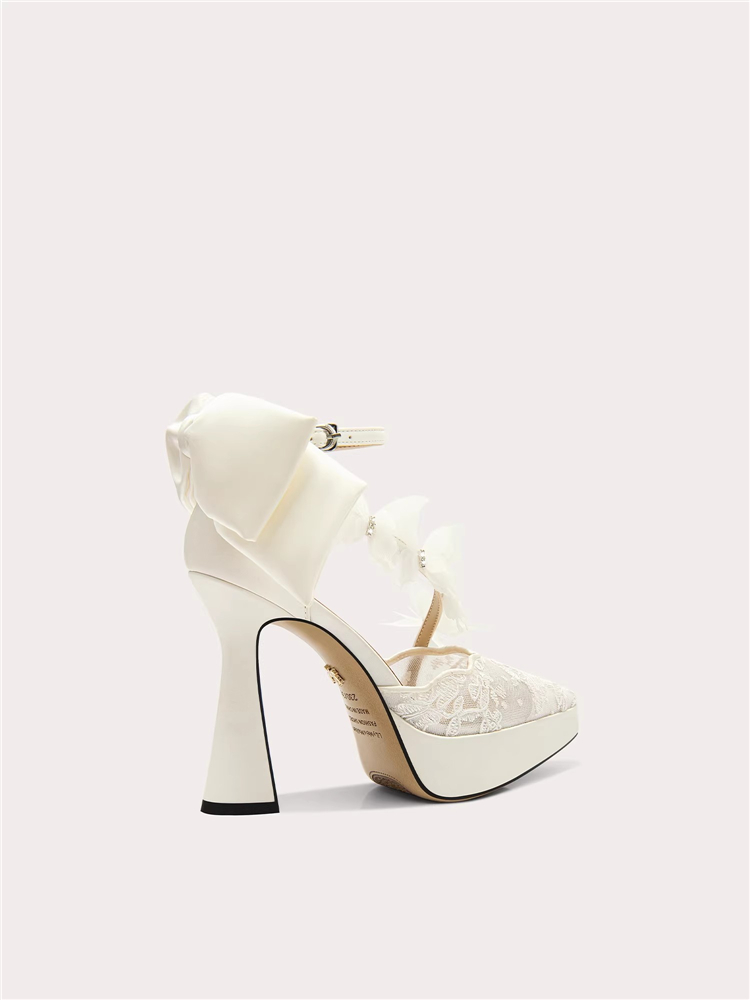 Summer new pointed lace mesh r - Women Shoes Waterproof ulasan dan harga