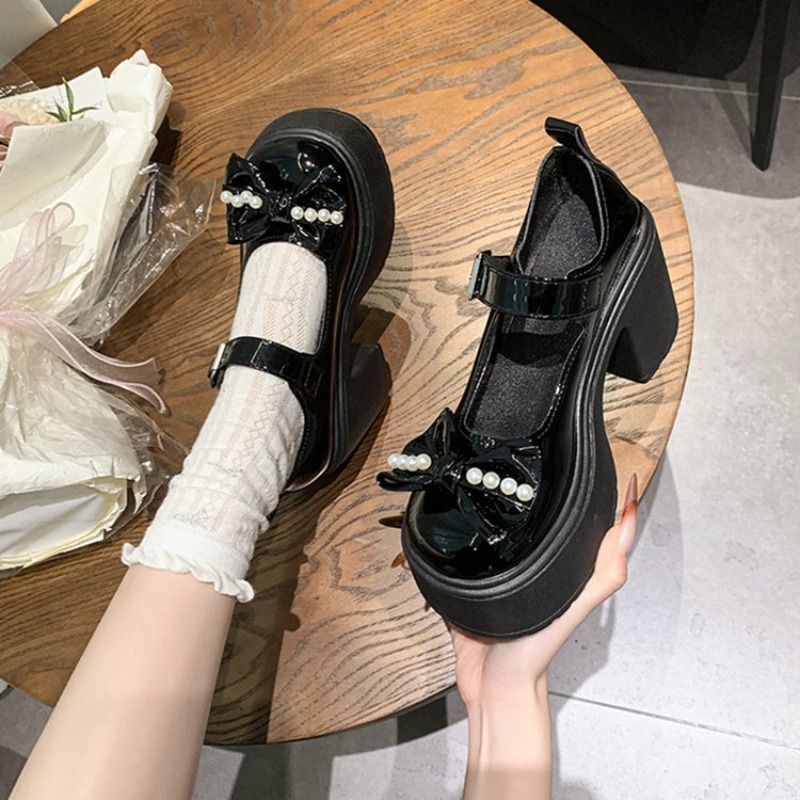 2026 Lolita Shoes Black Super  - Women'S Heels ulasan dan harga