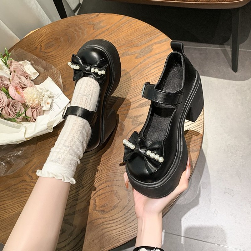 2026 Lolita Shoes Black Super  - Women'S Heels ulasan dan harga