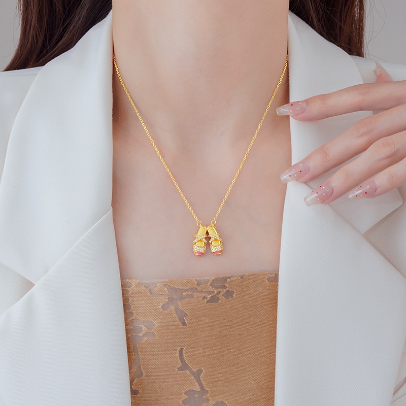 Ballet Shoes Pendant Necklace  - Women'S Shoes Paris ulasan dan harga