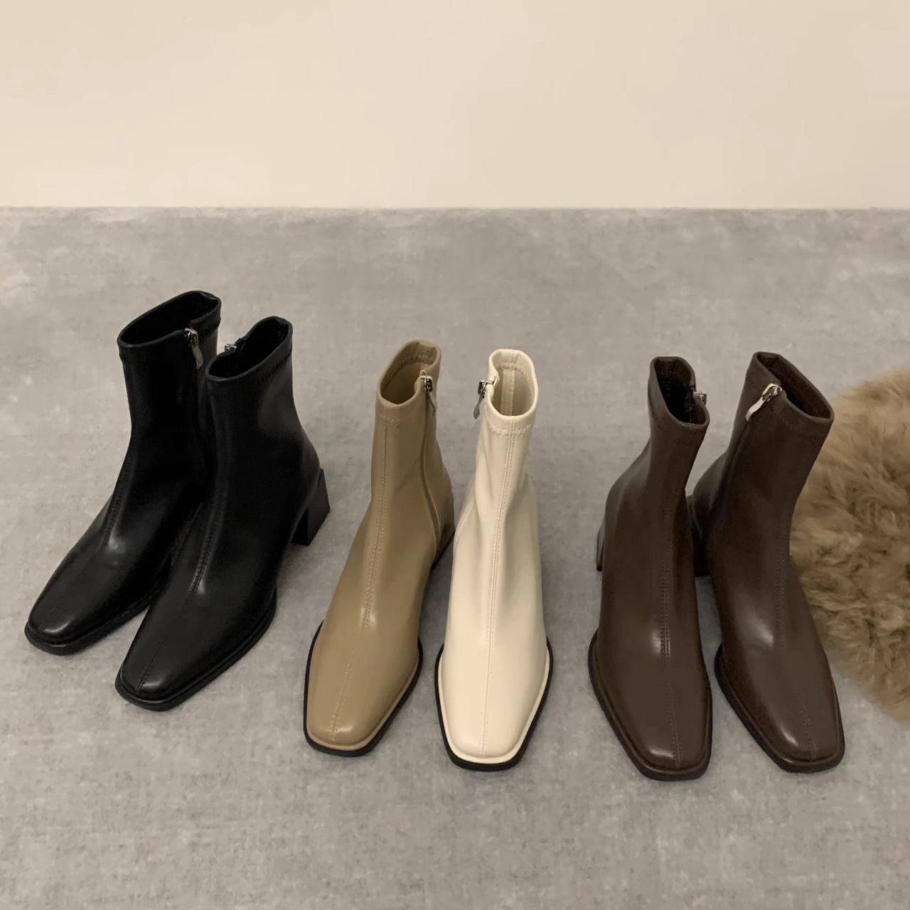 Autumn Winter Design Heel Ankl - Women'S Shoes Chelsea ulasan dan harga