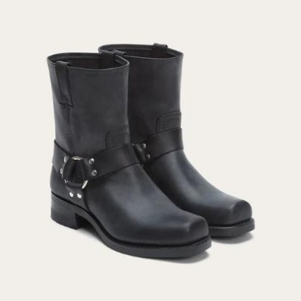 Men's Black Leather Buckle Mot - Women'S Shoes Chelsea ulasan dan harga