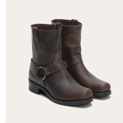 Men's Black Leather Buckle Mot - Women'S Shoes Chelsea ulasan dan harga