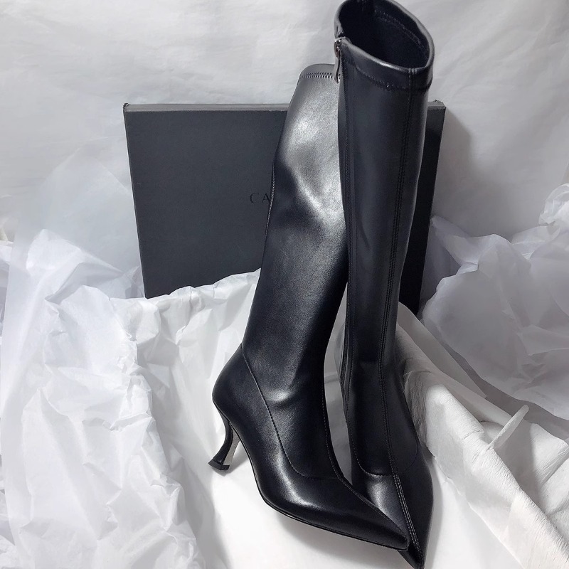 Autumn New Stiletto Fashion Bo - High Knee Heel Boots ulasan dan harga