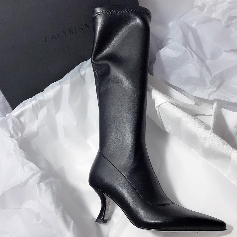 Autumn New Stiletto Fashion Bo - High Knee Heel Boots ulasan dan harga
