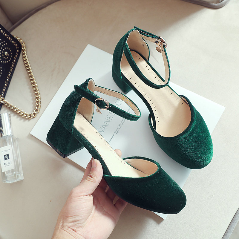 Velvet Velour Green Burgundy C - Women'S Shoes Burgundy ulasan dan harga